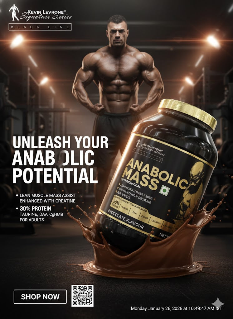 Kevin Levrone Signature Series Anabolic Mass | Advanced Lean Muscle Gainer | 3Kg
